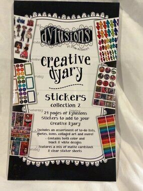Dylusions Creative Dyary Sticker Book Collection 2